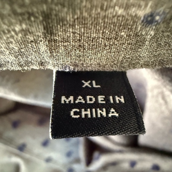 Zachary Prell Men’s XL Shirt Gray Polka Dot 100% Cotton Long Sleeve - Picture 3 of 10